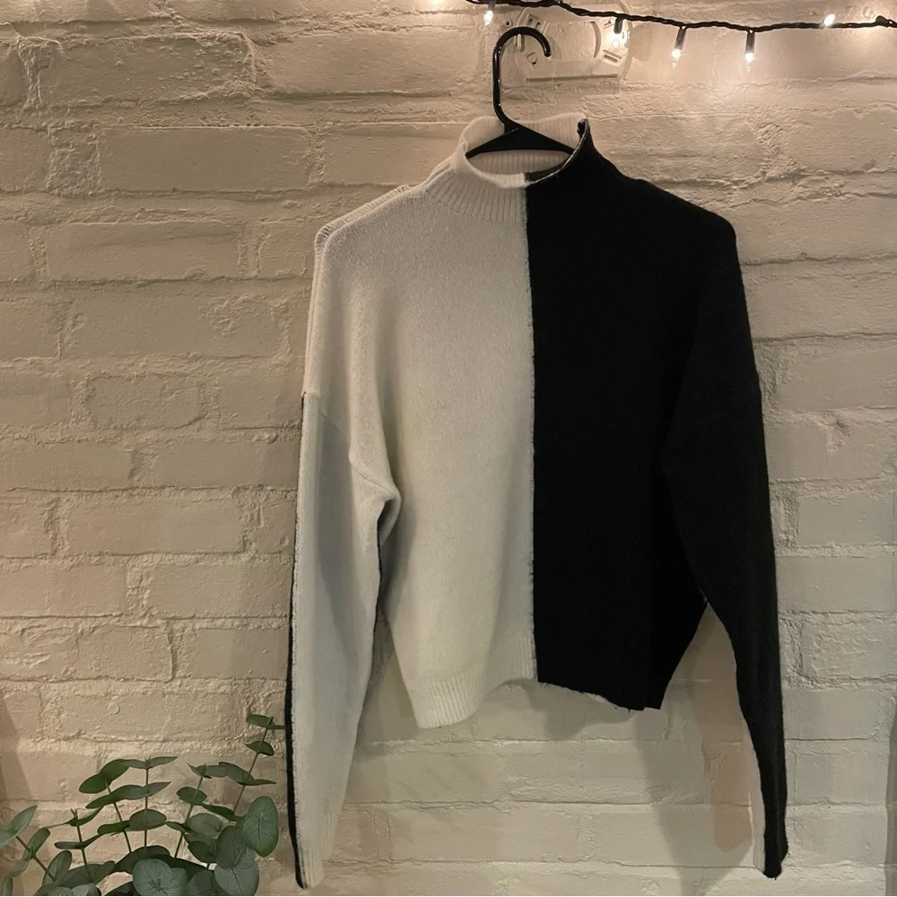 missguided | color block sweater - Picture 1 of 4